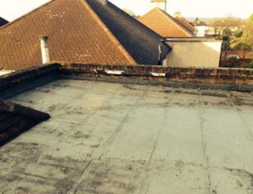 Flat Roof Project Before