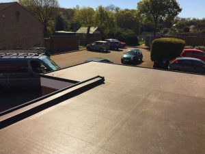 Commercial flat roof complete Kent